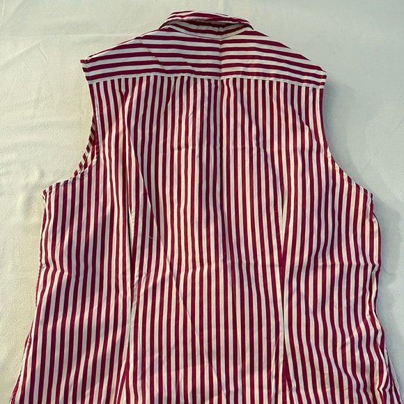 Polo by Ralph Lauren Pink and White Striped Button Down Shirt - Picture 5 of 5